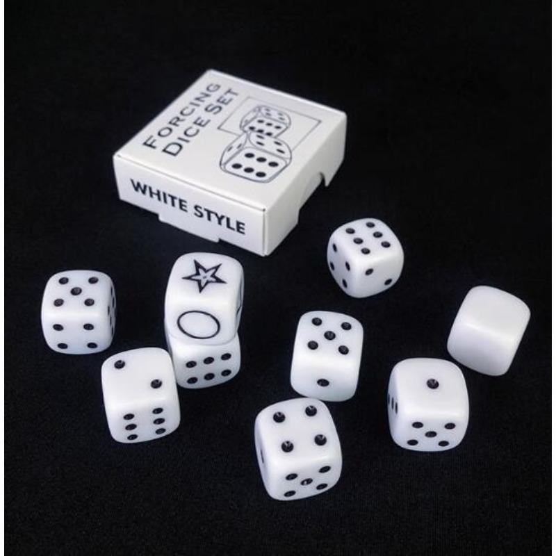 

Force Dice Set Magic Tricks Gimmicks Props Close Up Magia Props Bar Trick Comedy Metalism Classic Toys Illusions Nail Game Magia белый
