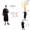 Captivating Priest Costume Robe With Classic Godfather Style For Memorable Halloween Celebrations