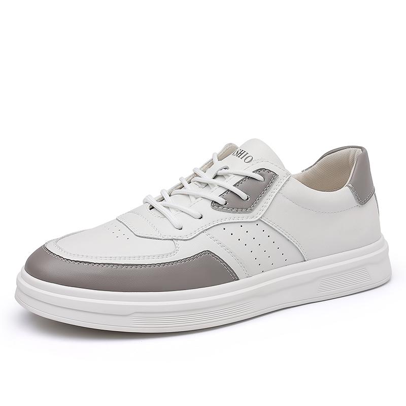 Spring Autumn Mens Sneakers Casual Sports Shoes for Men Lightweight Leather Vulcanize Shoes New Leisure Walk Skateboard Footwear