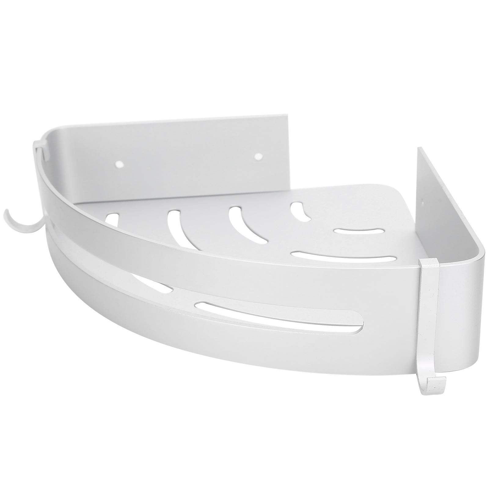 

Настенная полка для хранения Алюминиевые угловые душевые полки Настенный держатель для инструментов для макияжа в ванной