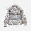 Women's Autumn Winter Arrivals Puffer Jacket Down Jacket Short Length Thickened High-end White Duck Down Turn-down Collar