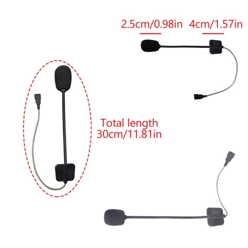 High Definition Noise Cancelling Wired Microphone Suitable For CARDO Asmax Reso Motorcycle Helmets Communication System