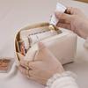 Zipper PU Cosmetic Bag Waterproof Travel Toiletry Bag Portable Women Makeup Bag  Outdoor