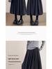 Woolen High-Waist Tulip Skirt for Women - A-line Autumn/Winter Slim Fit