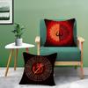 Shiva Classical Design Print Pillow Case Comfort Sofa Bed Silky Elegant Invisible Zipper Decorative Cushion Cover