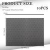10PCS Oil Absorbent Pads 13 * 10.1",Powerful Polypropylene Oil Spill Mat Absorbs Soaks Coolant/Oil/Grease/Water-Based Fluids,Universal Reusable Oil
