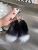 Instagram Style 100% Real Fox Hair Tail Car Keychain Pendant Cute Doll Doll Ladies Bag Pendant Cute Mobile Phone Pendant