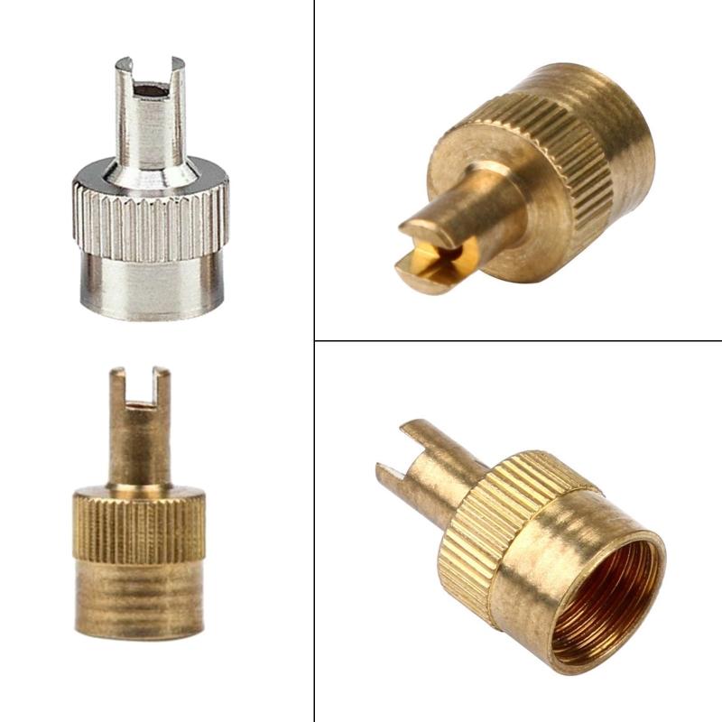 4 Pcs Car Motorcyle Tire for Valve Stem Cap Cover Core Remover Tool Repair Fixing For Truck Trailer Auto ATV Quad 15x8 X