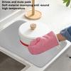 2Pcs Large Dish Drying Mat Ultra-thick Non-slip Super Absorbent Kitchen Counter Dish Drying Pads Dish Drainers