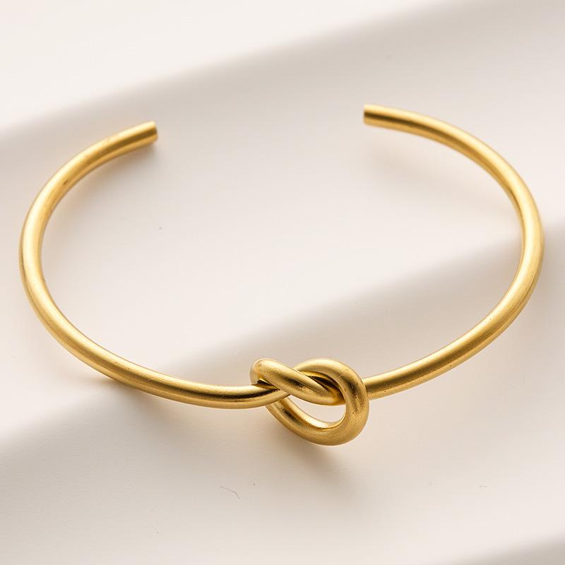 Stainless Steel Bracelets Vintage Fashion Woven Twist Texture Bangles for Women Men Jewelry Statement Streetwear Goth Gifts