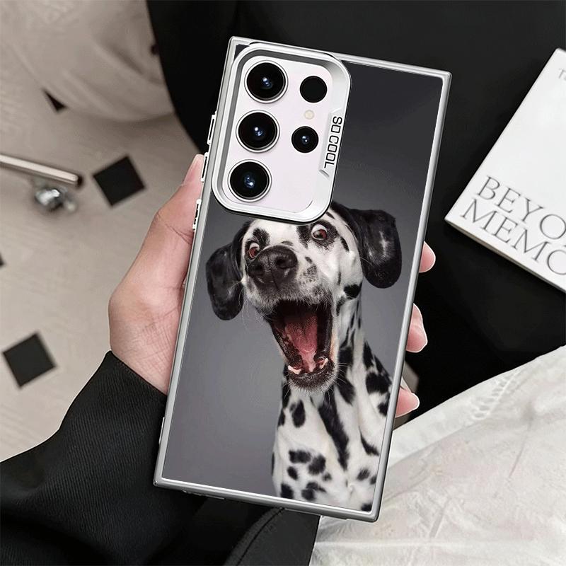 Dalmatian Cute Dog Shockproof Phone Case for Samsung Galaxy S26 Edge S25 Ultra S24 FE S23 Plus S21 Cover Anti Fall Fundas