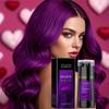 1/2 Pack Purple Hair Dye Shampoo 3-in-1 - Easy Coloring, Glycerin Moisturizing, Long-Lasting Color for All Hair Types