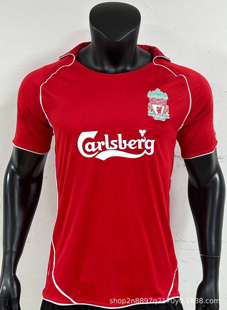 Voetbalclub Liverpool Vintage Shirt Thuis Champions League Editie Real Madrid Thuisshirt Klassiek Vintage Voetbalshirt