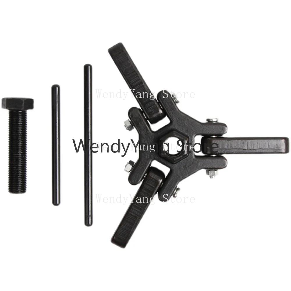 Harmonic Balancer Tool Crankshaft Pulley Puller Kit Three-jaw Belt Pulley Disassembly Tool for Chrysler