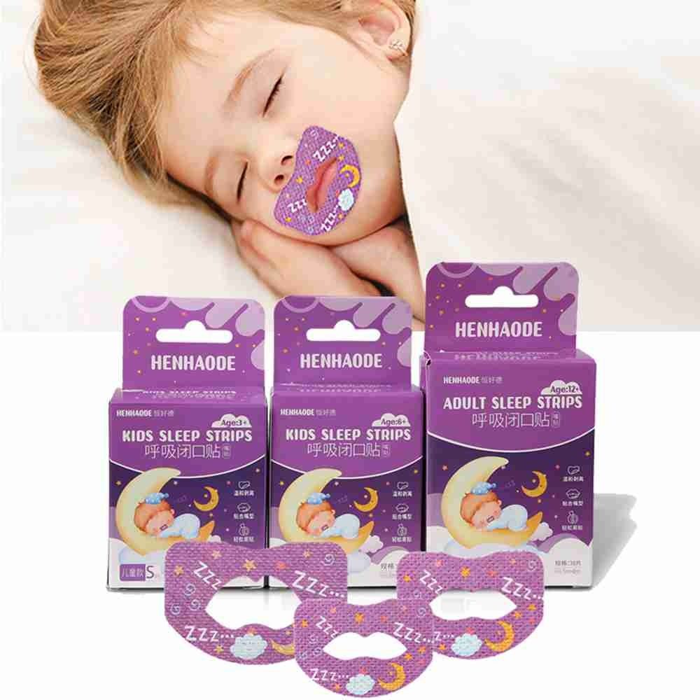 Sleep Mouth Correction Sticker Nose Breathing Improving Patch Anti-Snoring Stickers Ease Sleep Tape