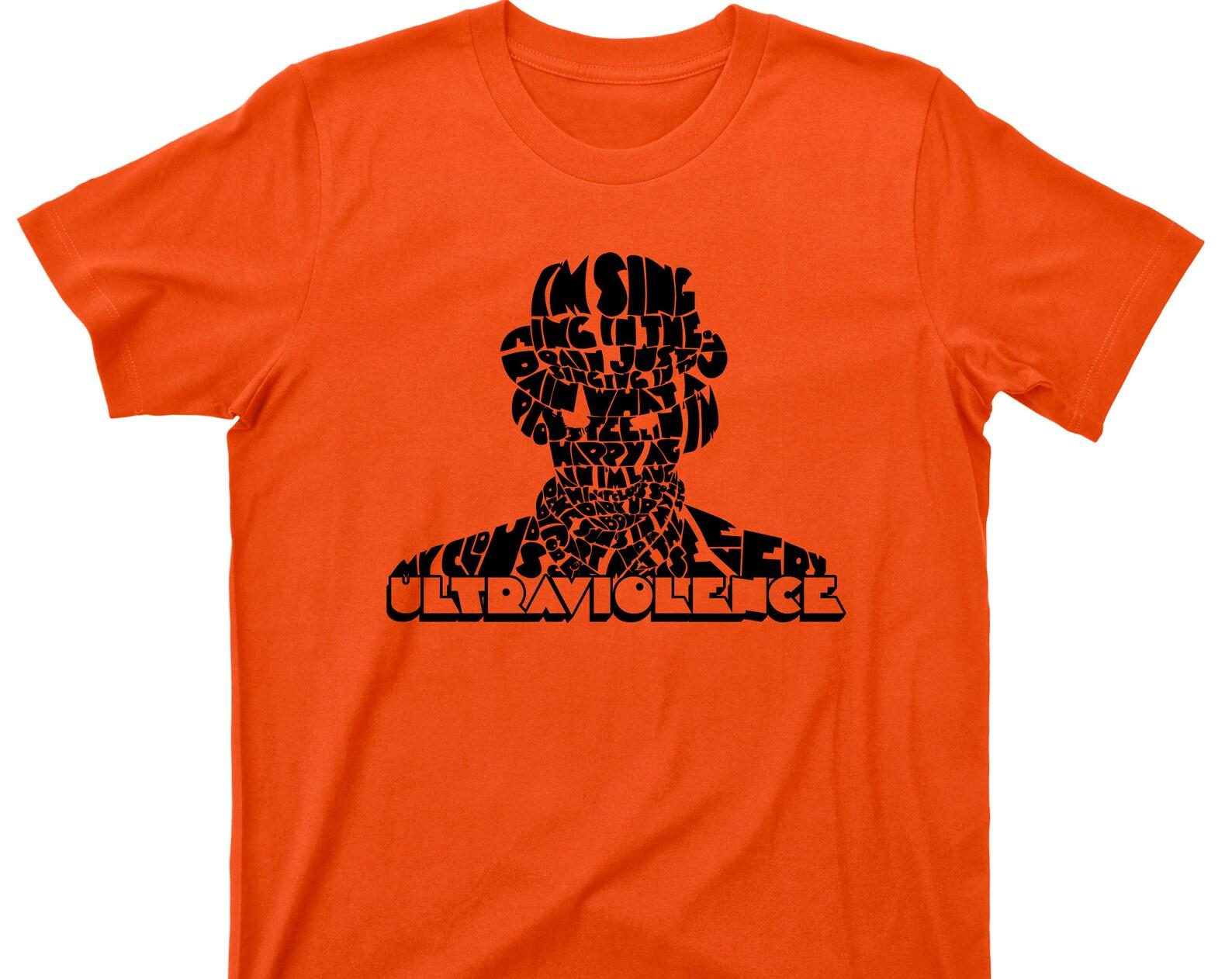 Ultraviolence T Shirt - A Clockwork Orange Graphic TShirt L