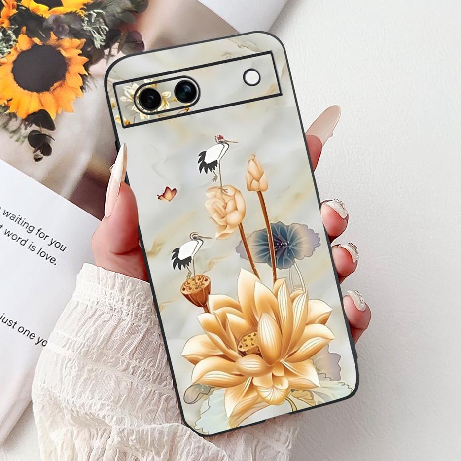 Für Google Pixel 8A Hülle Pixel8 Pro Niedliche Katze Löwe Bemalte Abdeckung Weiche TPU Handyhülle Für Google Pixel 8 Pro Pixel8A Fundas Bumper