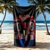 Atletico Madrid Beach Towel Super Soft Absorbent Comfortable Lightweight Perfect For Traveling Yoga Camping And Swimming