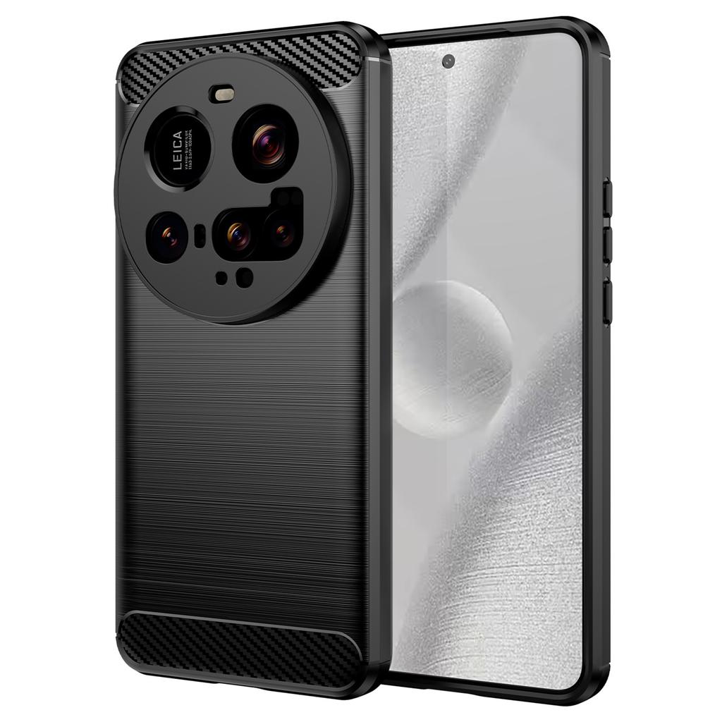 For Xiaomi 15 Ultra Case Protective Phone Cover Carbon Fiber Texture Brushed