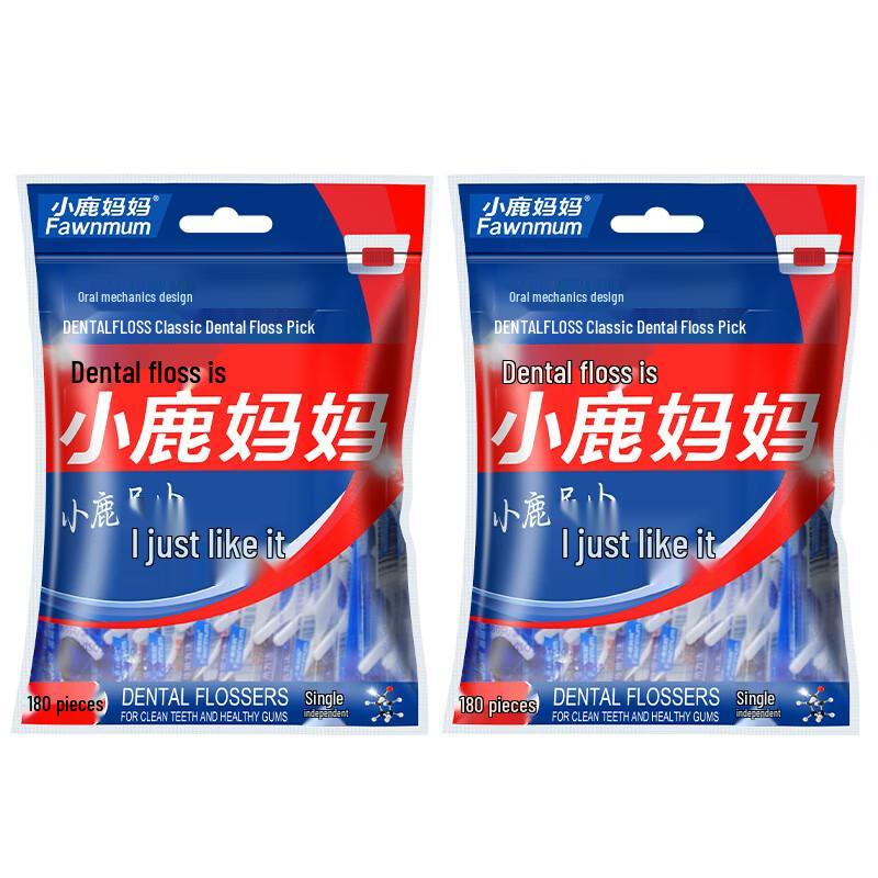 

Xiao Lu Mama Classic Dental Floss Picks, 180 Count