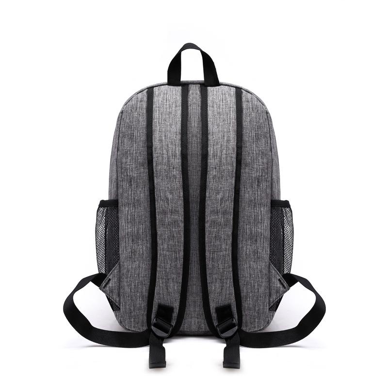 Schoolbag new backpack, British Oxford cloth flip solid color backpack outside casual sports bag wholesale