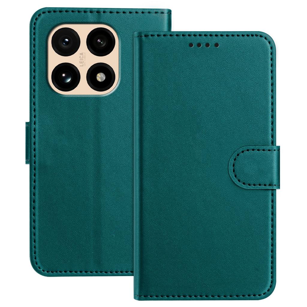 Pro Xiaomi 15T Kožené pouzdro Peněženka Stojánek Jednobarevný Kryt na telefon proti pádu