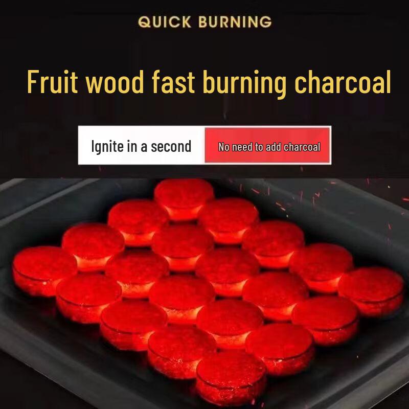 Zhi Shi Smokeless Fruit Wood Charcoal Briquettes