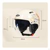 Motorcycle Half Helmet FourSeason Lightweight ImpactResistant Headwear for Women, Commuters,