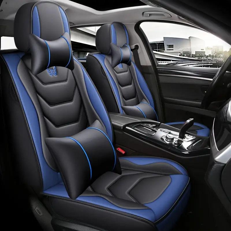 Universal PU Leather Front Car Seat Cover Durable&Breathable Cushion Mat Waterproof Protect Cushion Auto Seat Cover 1PC