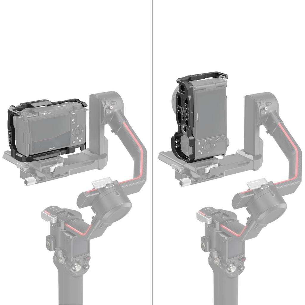 SmallRig ZV-E10 Cage with Grip, Built-in Quick Release Plate for Improved Grip Experience (3538B)