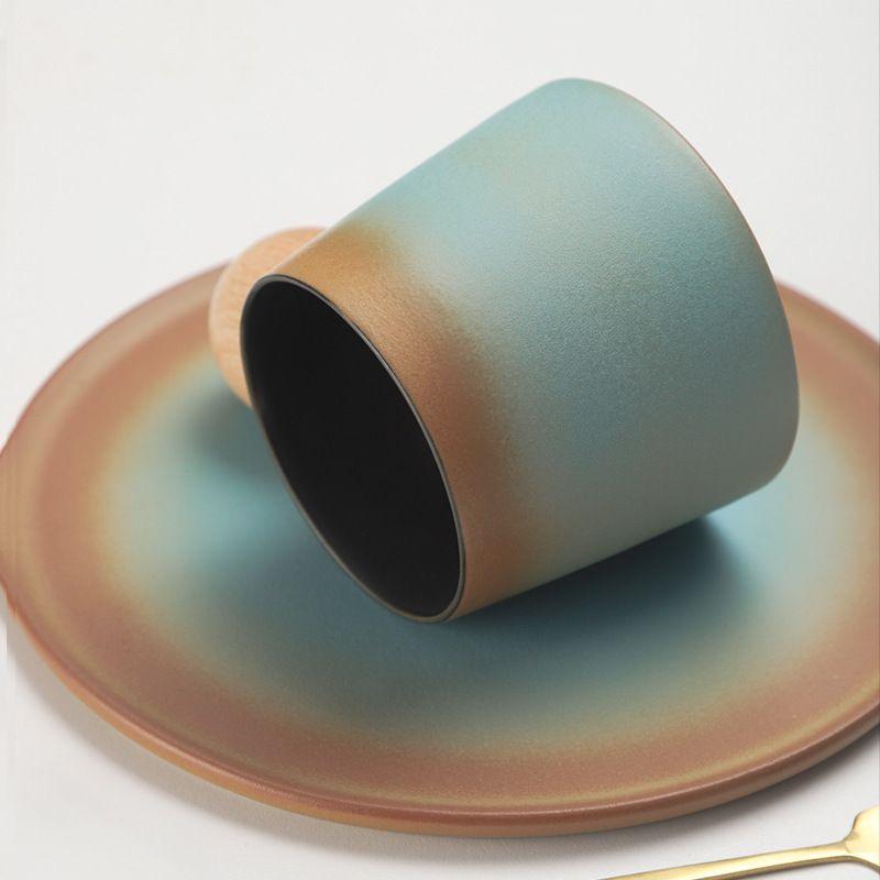 Japanese Style Vintage Ceramic Coffee Mug Set – Elegant Afternoon Tea Cups