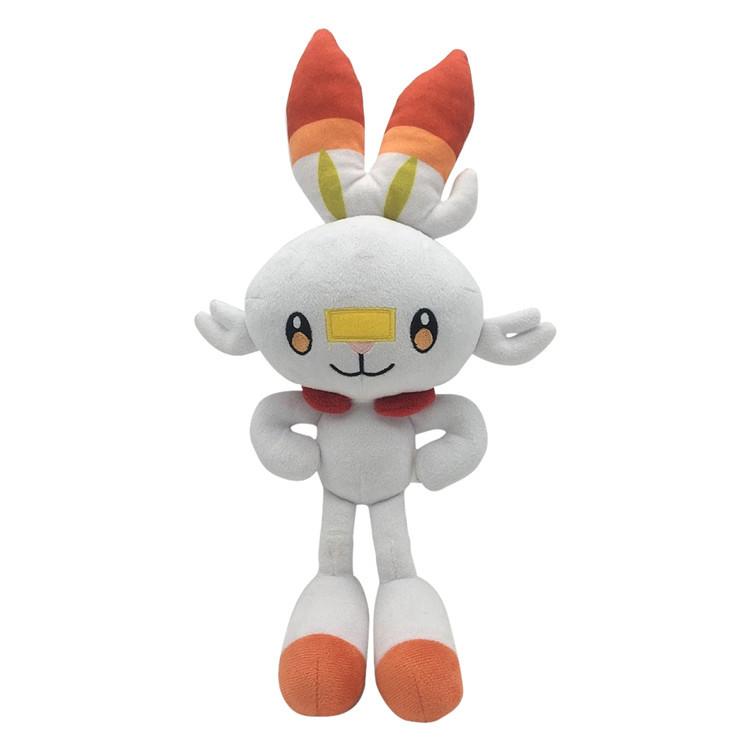New Product: Pok É Mon Sword Shield Plush Toy, Yusanjia Flame Rabbit, Knocking Monkey, Tearful Eyed Lizard Cartoon Doll
