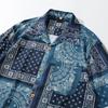 Men Shirt Turn-down Collar Vintage Style Soft Fabric Loose Type Summer Tops Daily Clothes