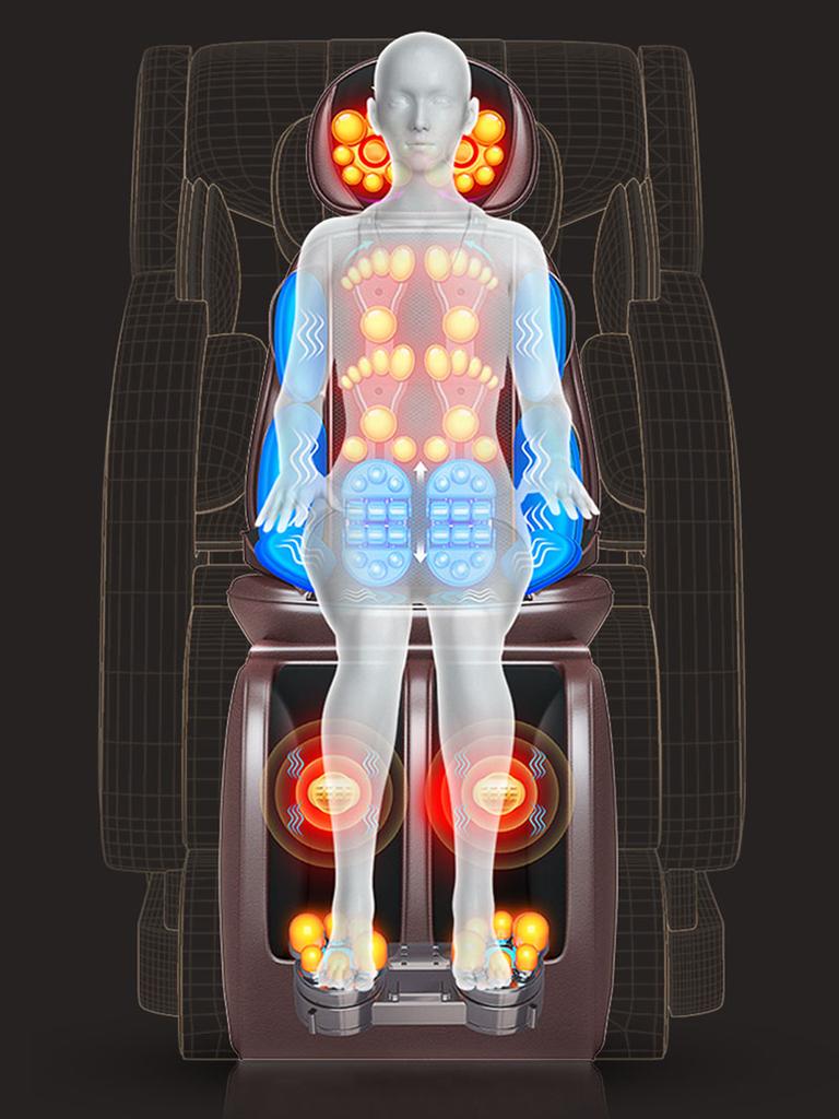 2019 New Neck Shoulder Cervical massage cushion chair Full body massage cushion shiatsu Electric shiatsu cushion massager