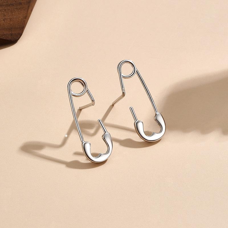 

ANENJERY серьги-гвоздики с зажимом для бумаги для женщин, нишевый дизайн, персональные украшения, подарок другу