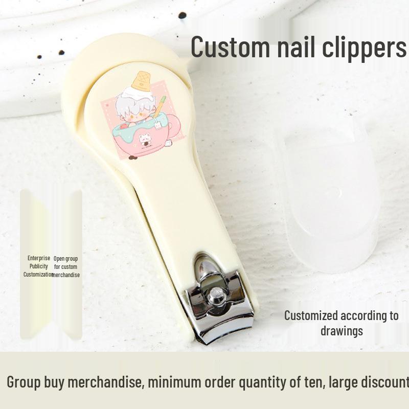 

Сделай сам Кастомный Аниме Игровой Мерч Конфетного Цвета Кусачки для Ногтей - Одинарная Упаковка 10 Pieces with Custom Print кремовый/белый