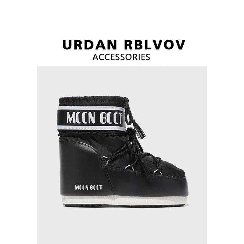 

[Snow Moon Boots] Thick-soled snow boots 2026 new winter warm waterproof and non-slip velvet Northeast cotton boots 40