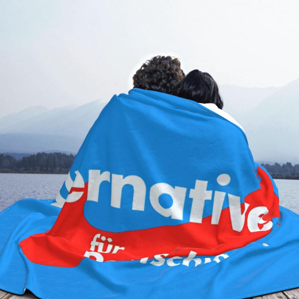 Alternative Afd Germany Fleece Blankets Funny Throw Blanket for Bed Sofa Couch 200x150cm Bedspread