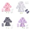 Accessori per Fotografia Neonato Accappatoio per Bambino Vestiti Asciugamano da Bagno Vestito Carino Accappatoio Costume Creativo per Posa Bambino per 0-3 Mesi