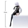 15cm Anime NieR 9SYorha Typ A Nr. 2 A2 Typ B Nr. 2 Typ S Nr. 9 Figur sitzend Actionfigur Spielzeug Hobbys PVC Modell Sammler Geschenk