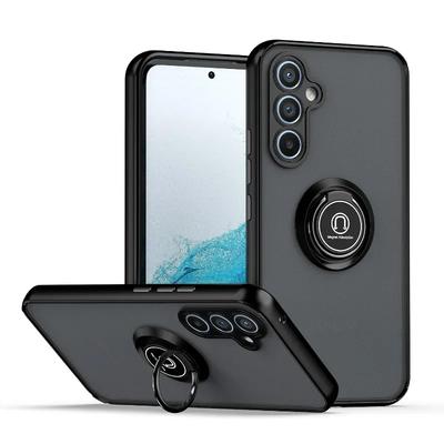 Magnetic Ring Holder Phone Case for Samsung Galaxy S24 Ultra S23 S22 Plus S21 FE A05 A05S A15 A25 A35 A55 A54 A34 Silicone Cover