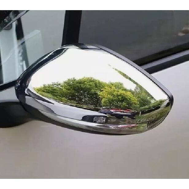 For 2012-19 Peugeot 208 Left Driver Side Door Wing Mirror Cover Cap Case Chrome