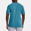 Under Armour Circle Originators Training Short Sleeve Printed Crew Neck T-Shirt Men Tops Blue 1352047-450