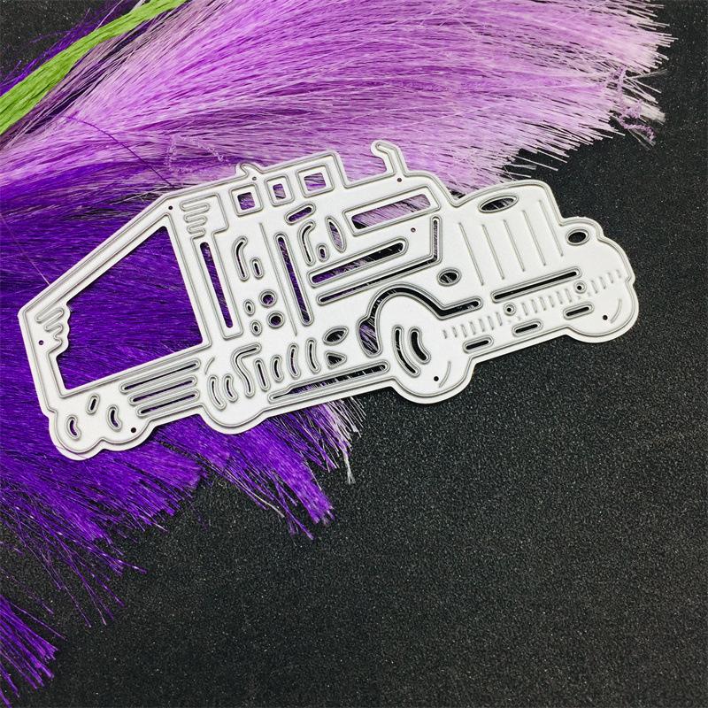 Truck Metal Steel Cutting Dies Stencils Scrapbooking Craft Die 3D DIY Festival Card Making