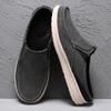 Summer Mens Casual Shoes Slip On Half Shoes New Arrival Canvas Shoes Breathable Muller Footwear Comfy Flats Handmade Lazy Shoes