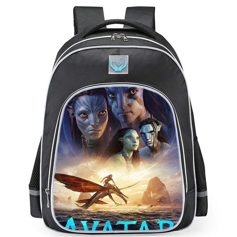 Zaino Periferico Serie Avatar3 Striscia Riflettente Zaino Scolastico