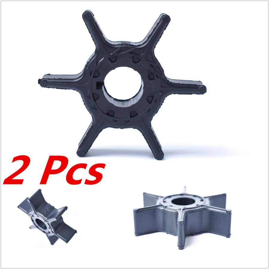 2PCS New OEM WATER PUMP IMPELLER 63V-44352-01-00 for Yamaha 8HP 9.9HP 15HP 20HP Outboard Motor