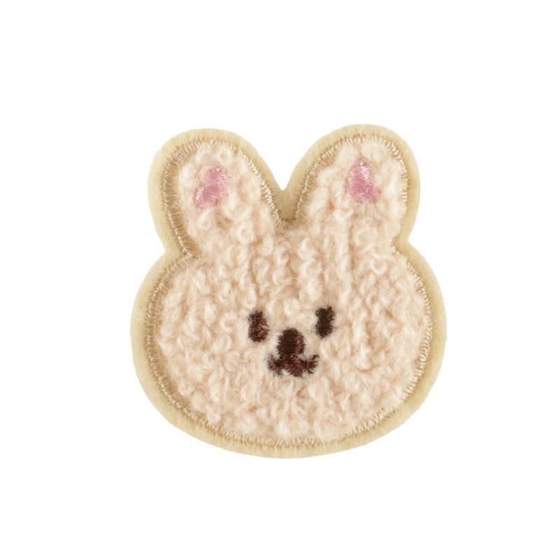 Embroidery Label Shoe and Hat Accessories Towel Embroidery Cartoon Rabbit Embroidery Sticker DIY Self-adhesive Embroidery Patch Sticker