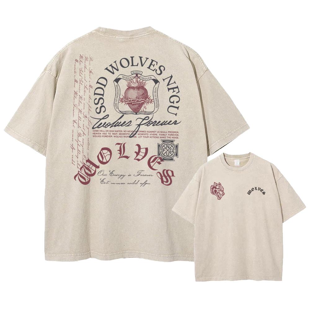 

Darc Wolves Sport Vintage Washed T Shirts Gym Bodybuilding Oversize Men Clothing Summer Fitness TEE Workout Darc Sport T Shirts XL