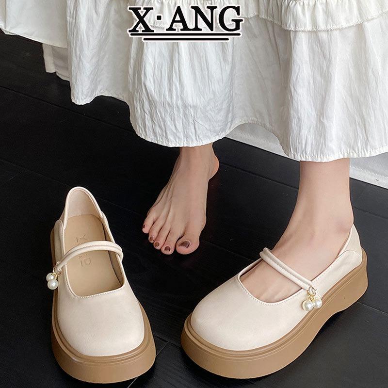 Leather Mary Jane Shoes Women's Shoes Autumn New Platform Small Leather Shoes Single Shoes